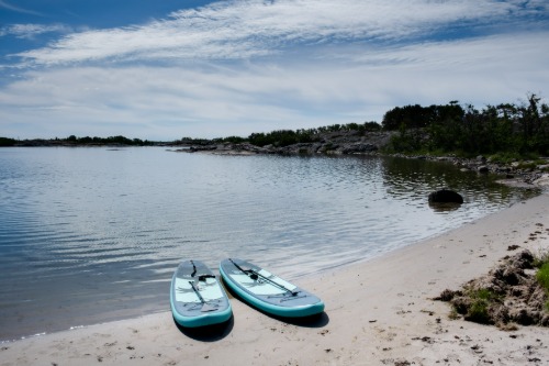 SUP-bräda vackert strand Sottunga