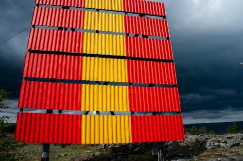 Åland navigationsmärken linjemärket storm