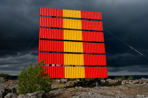 Åland navigationsmärken linjemärket storm