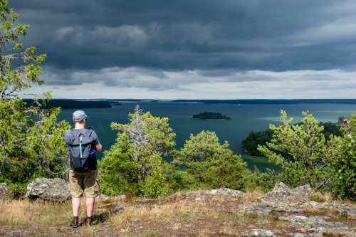 Notvikstornet Bomarsund Hav Turist Utsikt 