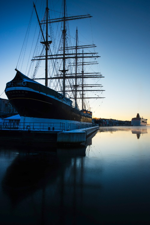 Baltic Princess i västra hamnen