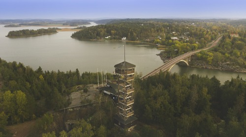 Utsikt över färjsundsbron