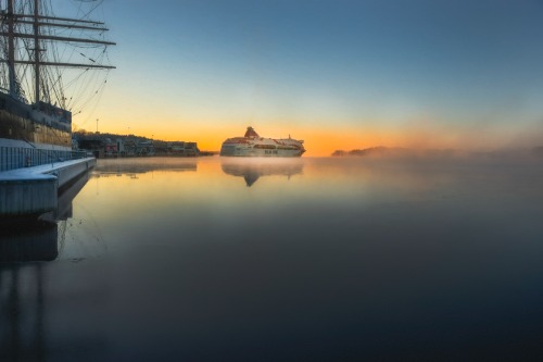 Baltic Princess i västra hamnen