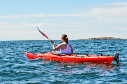 Paddling vid Kobba Klintar