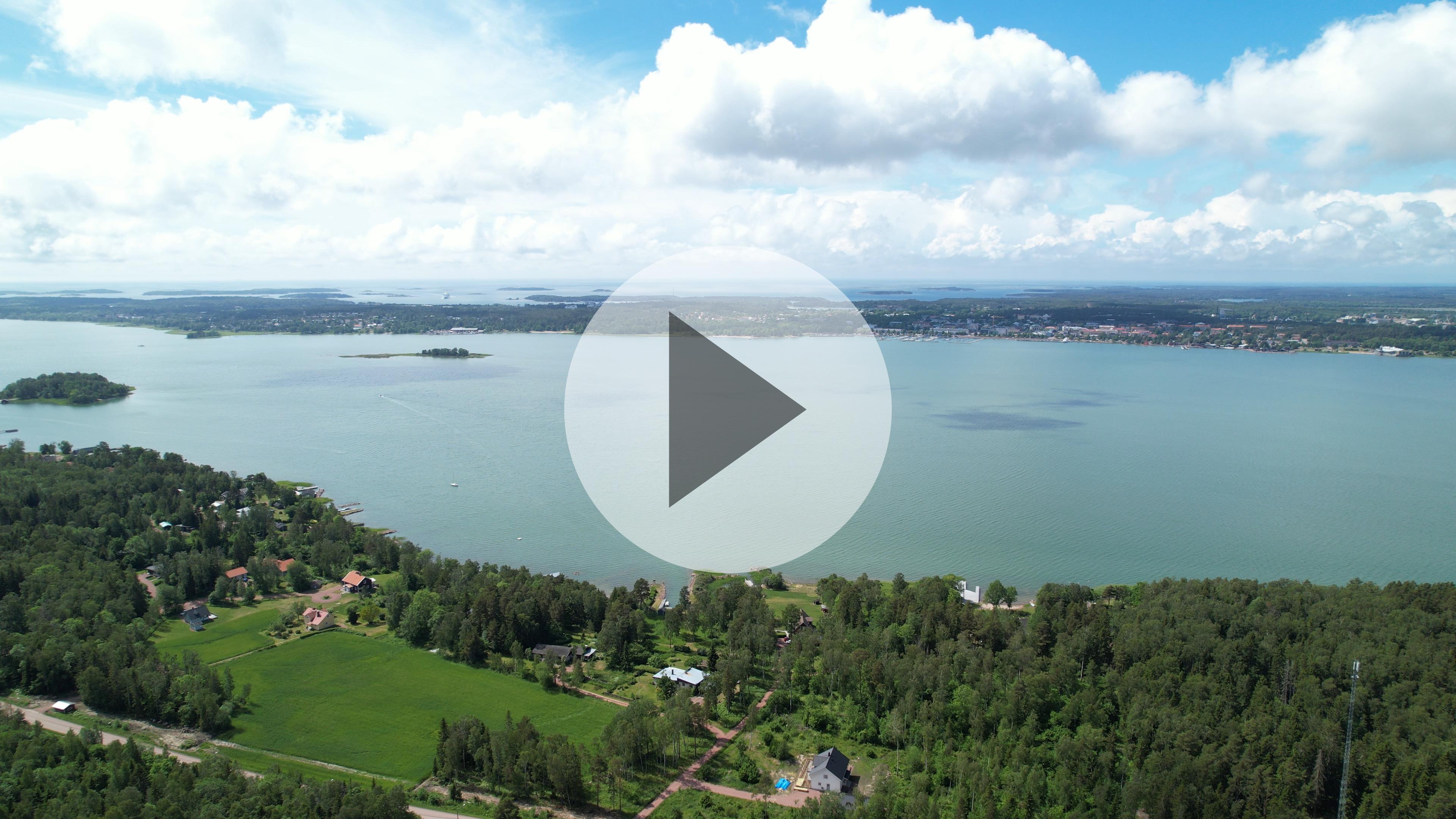 Mariehamn från Solberget