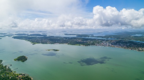 Mariehamn från Solberget