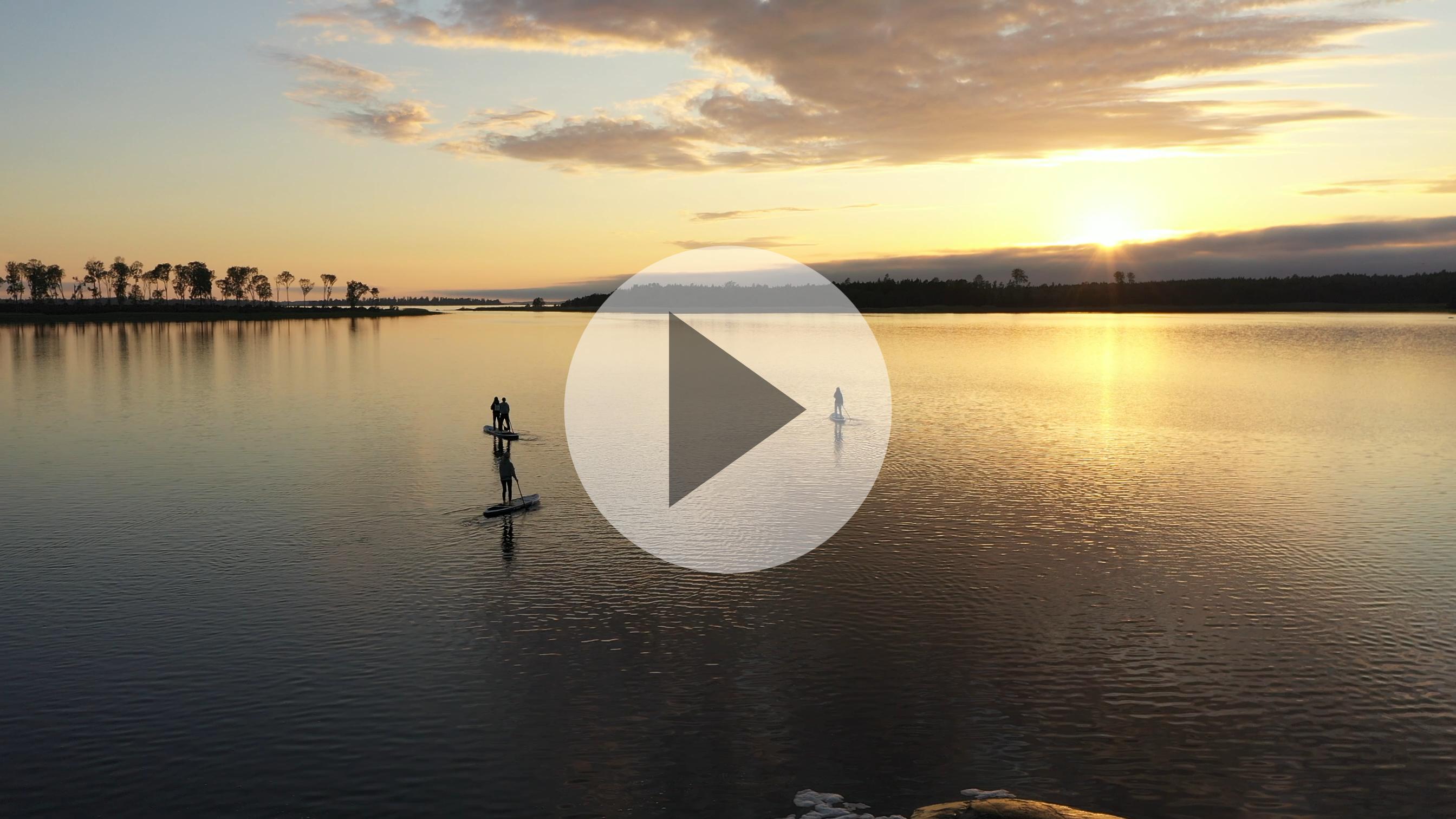 SUP paddling i Hammarland 2