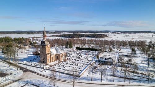 Jomala Kyrka vinter