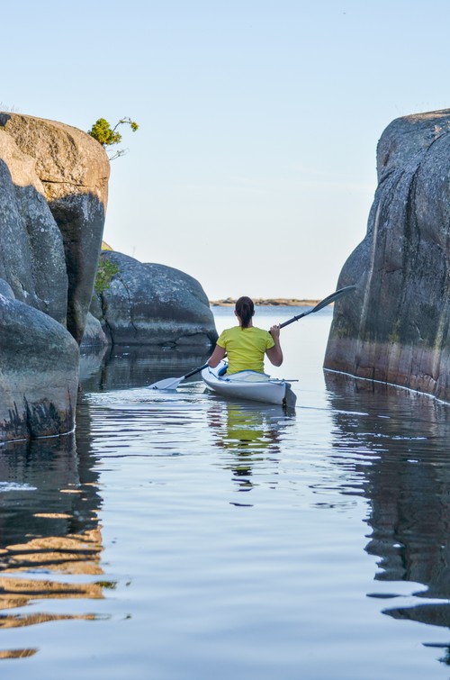 Paddling i Föglö