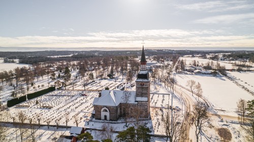 Jomala Kyrka vinter