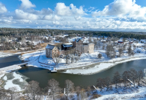 Kastelholm slott vintertid 