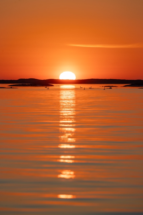 Solnedgång Klovskär Föglö 