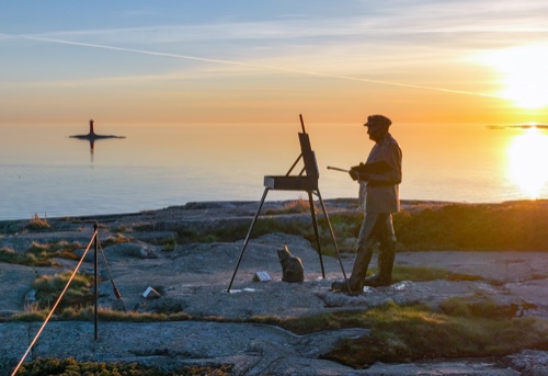 Vårkväll Kobba Klintar 