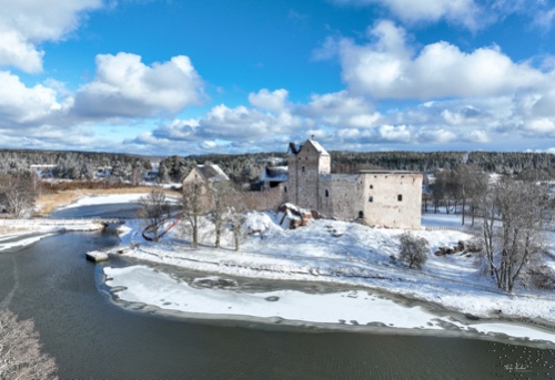 Kastelholm slott vintertid 