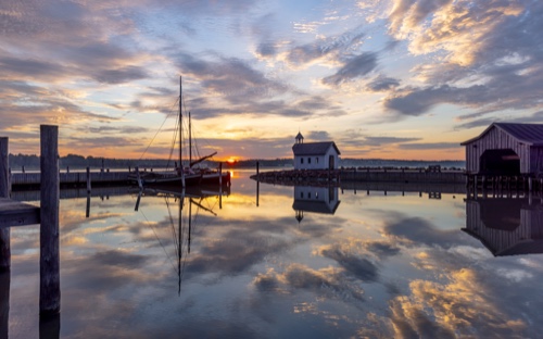 Sjökvarteret morgon 