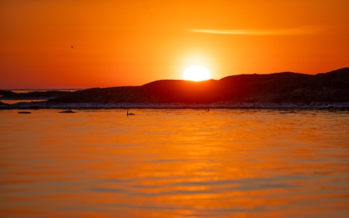 Solnedgång Klovskär Föglö 