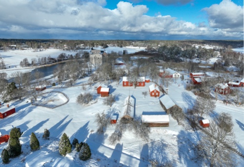 Kastelholm slott vintertid 