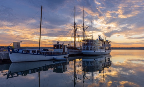 Sjökvarteret morgon 